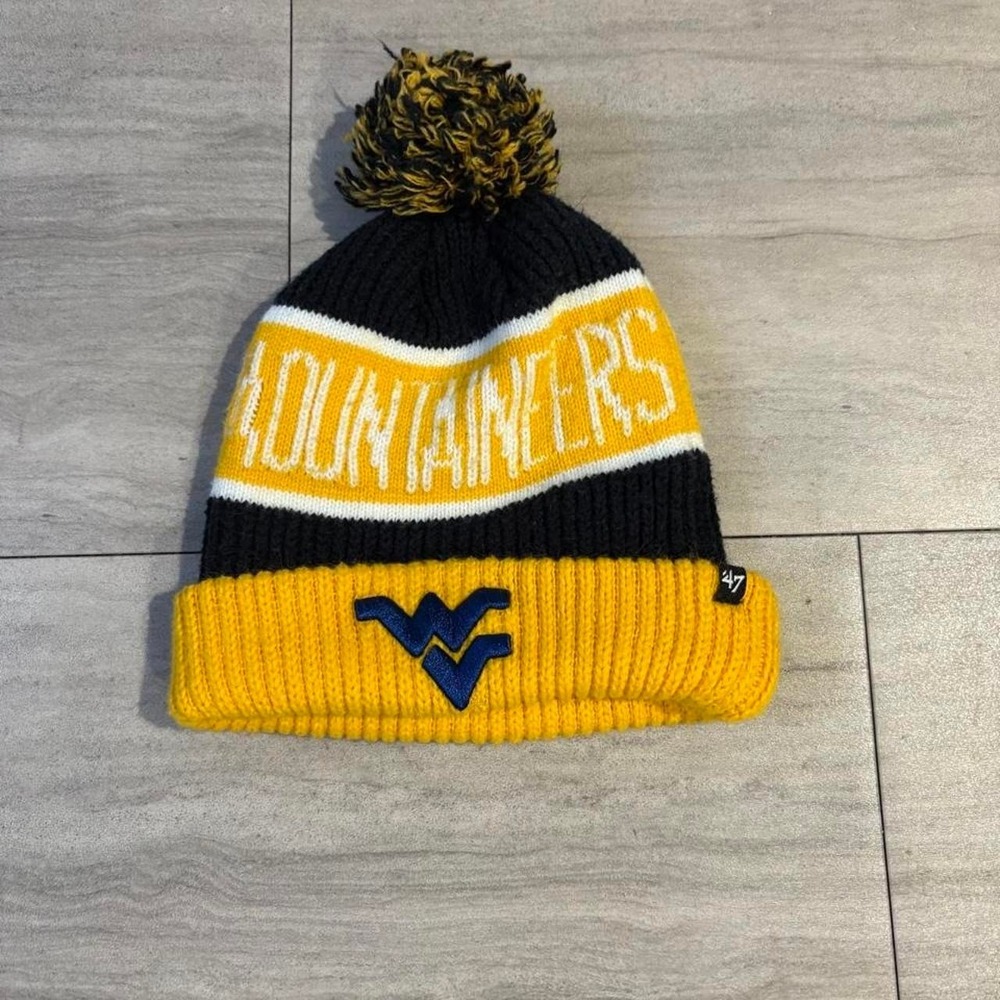 West Virginia Mountaineers 47 brand knit beanie
